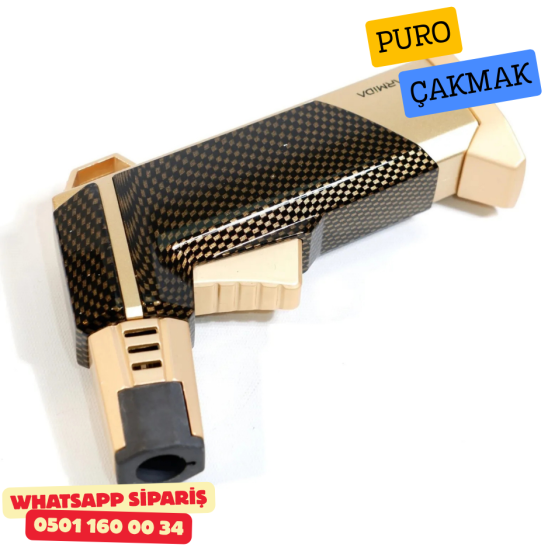 Parmida Gold Carbon 1 Torch Puro Çakmak
