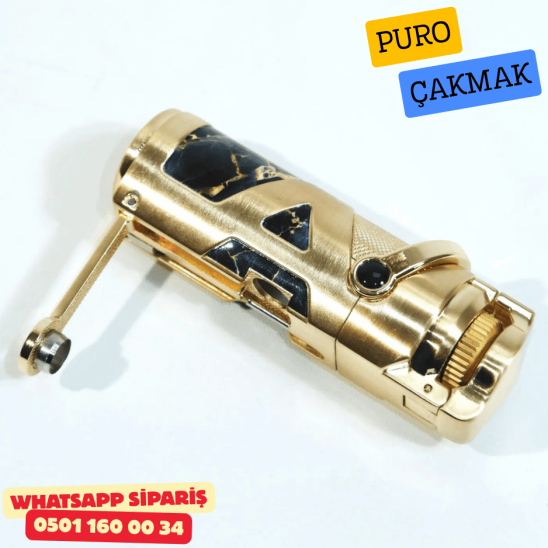 Parmida Gold Marble 1 Torch Delicili Puro Çakmak