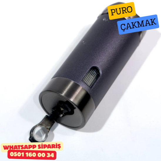 Parmida 3 Torch Pürmüz Gunmetal Masa Tipi Puro Çakmağı Parmida 3 Torch Pürmüz Gunmetal Masa Tipi Puro Çakmağı