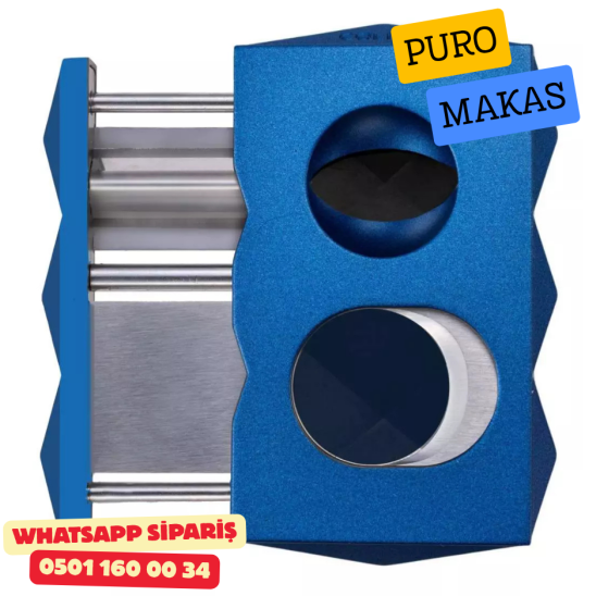 Colibri Quasar SV-Cut Mavi Çift Fonksiyonlu Puro Kesici