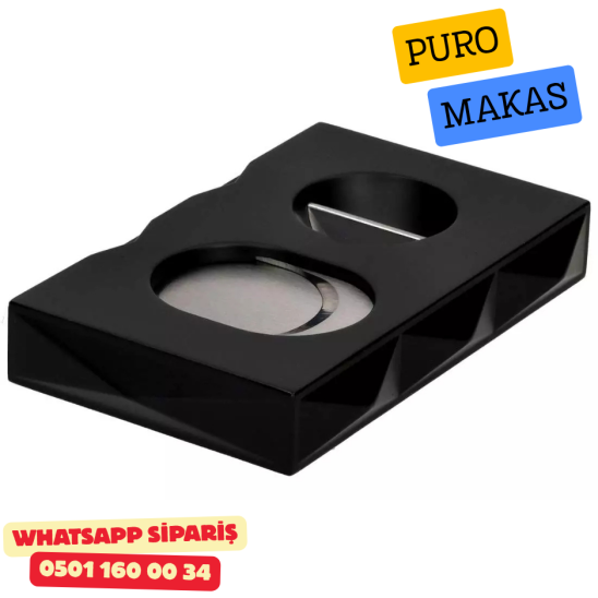 Colibri Quasar SV-Cut Siyah Çift Fonksiyonlu Puro Kesici