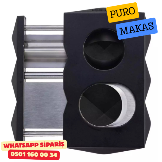 Colibri Quasar SV-Cut Siyah Çift Fonksiyonlu Puro Kesici