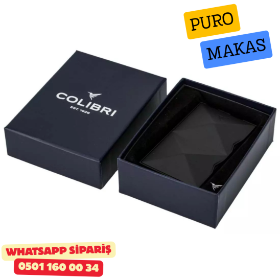 Colibri Quasar SV-Cut Siyah Çift Fonksiyonlu Puro Kesici