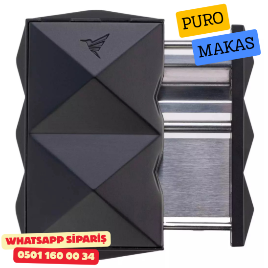 Colibri Quasar SV-Cut Siyah Çift Fonksiyonlu Puro Kesici