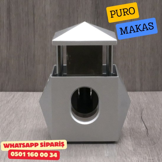 Colibri Quasar Gümüş Masaüstü Çift Fonksiyonlu Puro Kesici Colibri Quasar Gümüş Masaüstü Çift Fonksiyonlu Puro Kesici