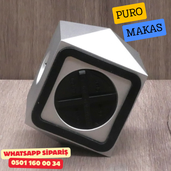 Colibri Quasar Gümüş Masaüstü Çift Fonksiyonlu Puro Kesici Colibri Quasar Gümüş Masaüstü Çift Fonksiyonlu Puro Kesici