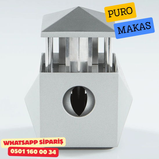 Colibri Quasar Gümüş Masaüstü Çift Fonksiyonlu Puro Kesici Colibri Quasar Gümüş Masaüstü Çift Fonksiyonlu Puro Kesici