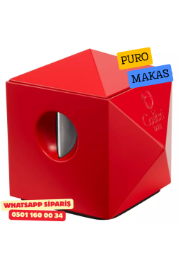 Colibri Quasar Kırmızı Masaüstü Çift Fonksiyonlu Puro Kesici