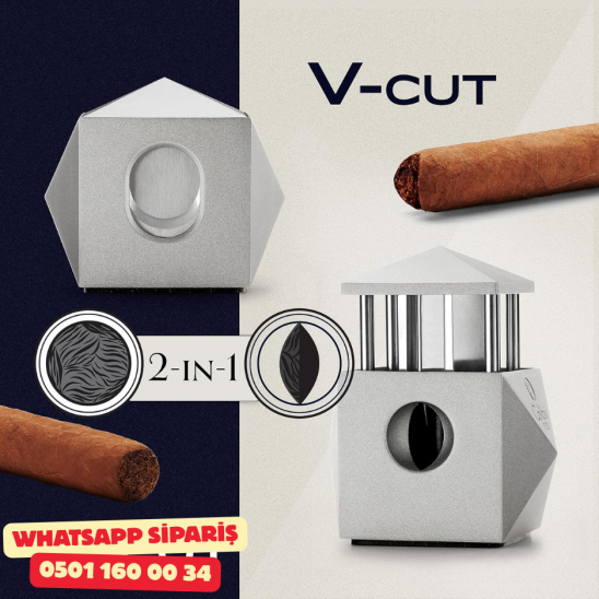 Colibri Quasar Gümüş Masaüstü Çift Fonksiyonlu Puro Kesici Colibri Quasar Gümüş Masaüstü Çift Fonksiyonlu Puro Kesici