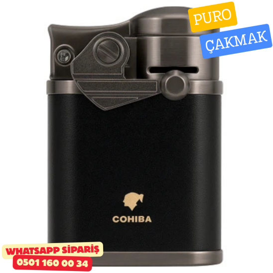 Cohiba Quad Torch Jet Alevli Puro Çakmağı – Siyah