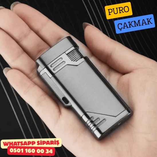 Black Martin Çift Torch Metal Puro Çakmak Black Martin Çift Torch Metal Puro Çakmak