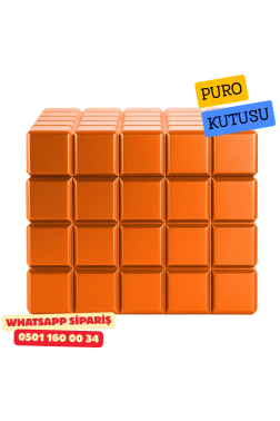 Colibri Heritage Cube Sedir Humidor Puro Kutusu (Turuncu)