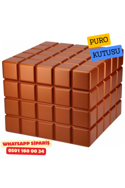 Colibri Heritage Cube Sedir Humidor Puro Kutusu (Turuncu) Colibri Heritage Cube Sedir Humidor Puro Kutusu (Turuncu)