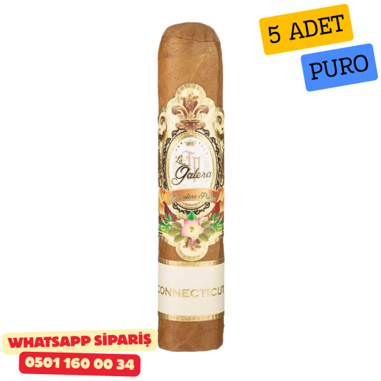 La Galera Connecticut Half Corona 5li Puro Paket La Galera Connecticut Half Corona 5li Puro Paket