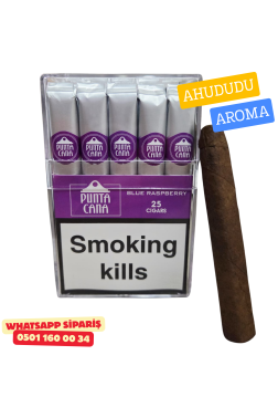 Punta Cana Blue Raspberry – 25'li Aromalı Puro Paket