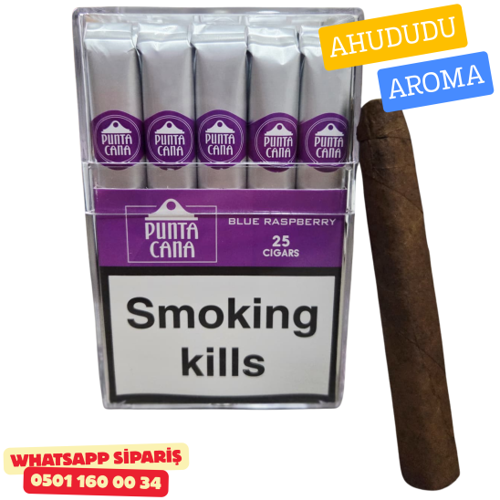 Punta Cana Blue Raspberry – 25'li Aromalı Puro Paket