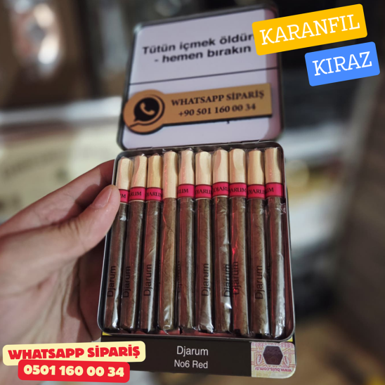 Djarum Sigarillo No6 Red (Karanfil ve Kiraz Aromalı) 1 Paket