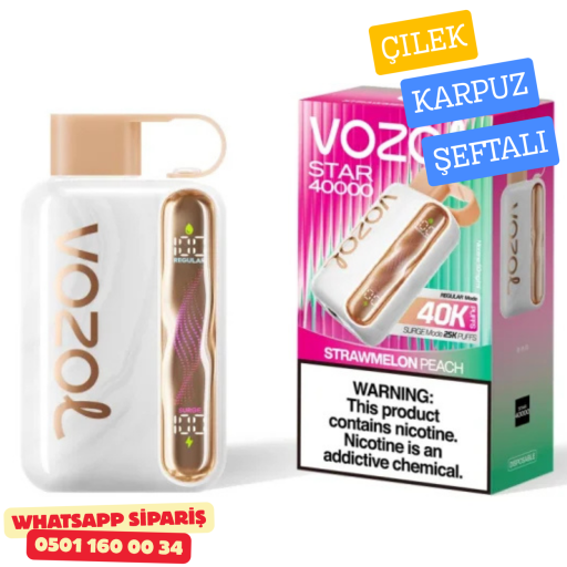 Vozol STAR 40000 PUFF - Strawmelon Peach