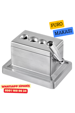 Dörtlü Masa Tipi Puro Kesici – Düz & V Kesim
