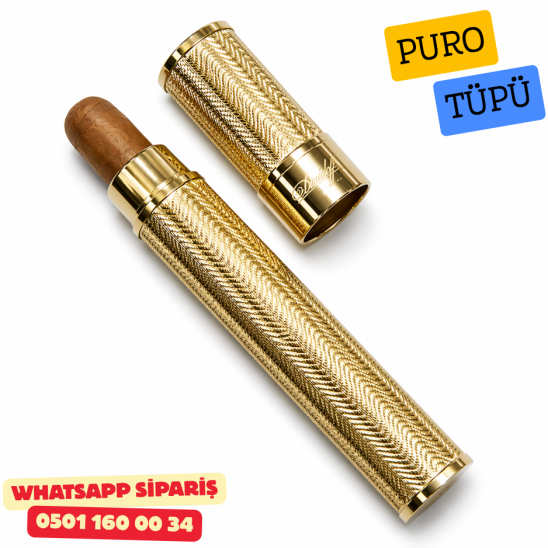 Davidoff Diacut Metal Puro Kılıfı Tüpü Tekli 44 Ring