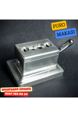 Dörtlü Masa Tipi Puro Kesici – Düz & V Kesim