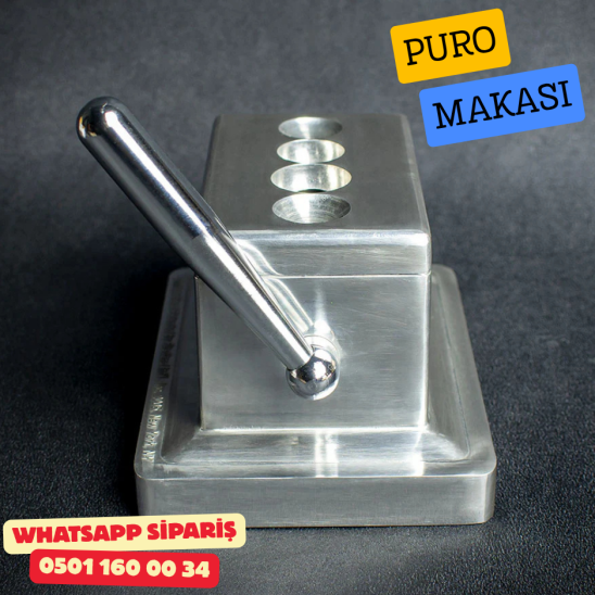 Dörtlü Masa Tipi Puro Kesici – Düz & V Kesim