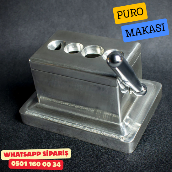 Dörtlü Masa Tipi Puro Kesici – Düz & V Kesim Dörtlü Masa Tipi Puro Kesici – Düz & V Kesim