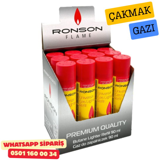 Ronson Universal Çakmak Gazı 90ML (Seyahat Tipi)