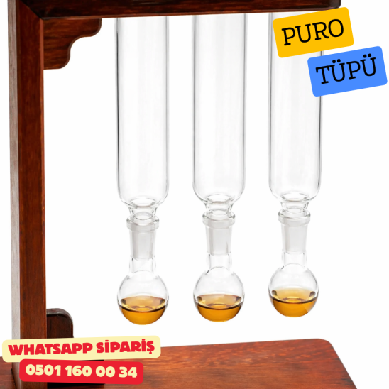 Demlendirici ve Aromalandırıcı Puro Tüpü 3lü Set