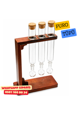 Demlendirici ve Aromalandırıcı Puro Tüpü 3lü Set