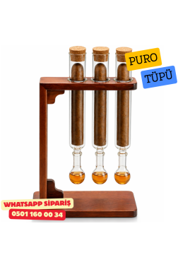Demlendirici ve Aromalandırıcı Puro Tüpü 3lü Set