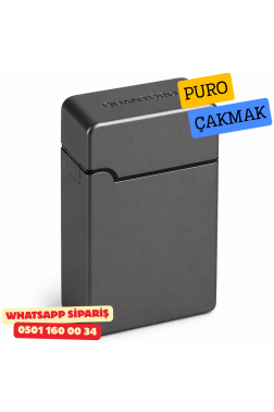 Quantoro Puro Kesici Jet Kapaklı Çakmak – Gri