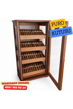 Angelo 4 Katlı Puro Dolabı (Humidor) – 150 Puro Kapasiteli Angelo 4 Katlı Puro Dolabı (Humidor) – 150 Puro Kapasiteli