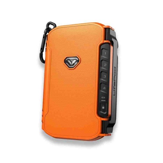 Vaultek Lifepod X Mini Seyahat Humidoru Turuncu 4lü