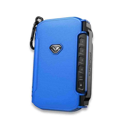 Vaultek Lifepod X Mini Seyahat Humidoru Mavi 4lü