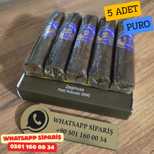 Zegmuss Petit Robusto 3550 - 5'li Puro Paket