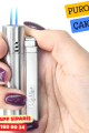 I-lighter Çift Torch Jet Alev Çakmak - Mat Gümüş Renk