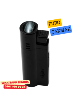 I-Lighter Çift Torch Jet Alev Çakmak – Mat Siyah Renk