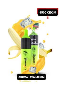 Banana Ice Tek Kullanımlık 4500 Puffs