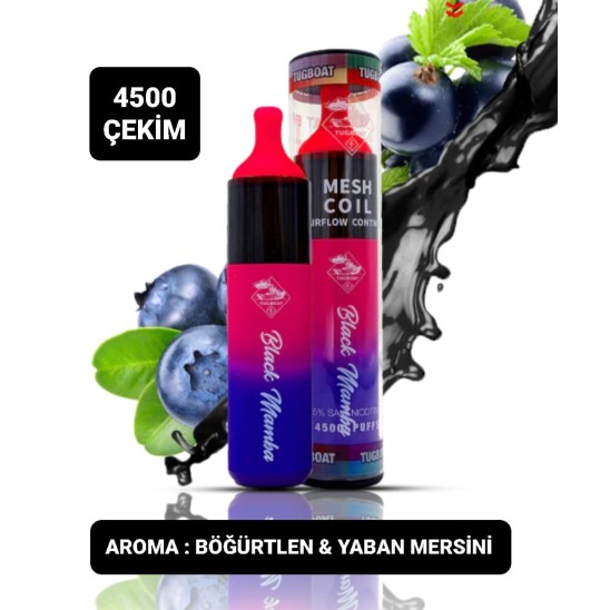 Black Mamba Tek Kullanımlık 4500 Puffs