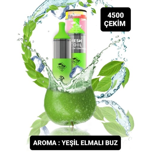 Green Apple İce Tek Kullanımlık 4500 Puffs