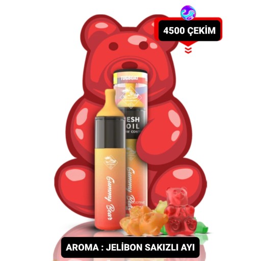 Gummy Bear Tek Kullanımlık 4500 Puffs