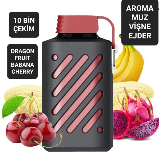 Vozol Dragon Fruit Banana Cherry 10000 PUFF